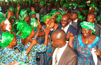 Yuletide: Obaseki celebrates Edo market women