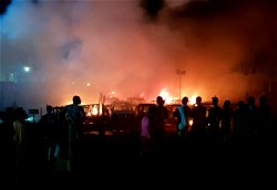 Houses, cars,  burnt as explosion rocks Abule -Egba, Lagos