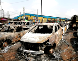 Photos: Abule Egba  inferno