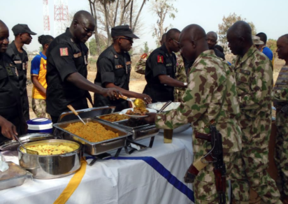 Photos: Army fete troops in Boko Haram frontline in Borno