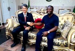 Imo UPP guber candidate Tony Nwulu receives Taiwan Head of mission to Nigeria