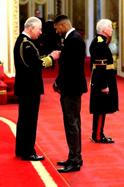 Just in: Anthony Joshua receives OBE award