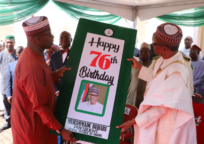 Photos: Special Birthday Parade for President Buhari