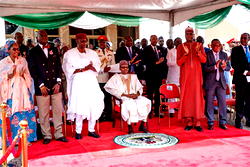 Photos: Buhari’s aides surprise him on his 76th birthday