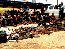 Police arrest 7 robbers