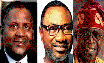 Breaking: Dangote, Otedola, Tinubu, others named APC campaign advisers