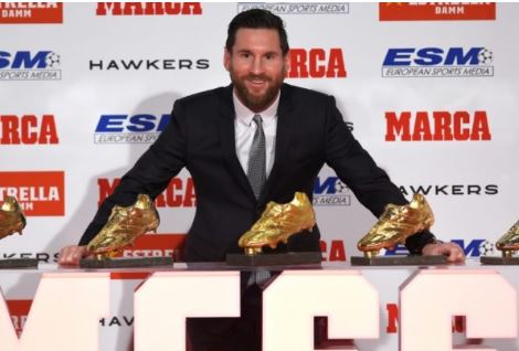 messi 6th golden boot