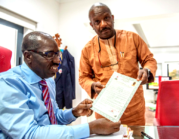 Obaseki signs first set of electronic C-of-O, as new land management system kicks off in Edo