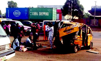 7 injured in Lagos accident, as emergency responders fail to show up