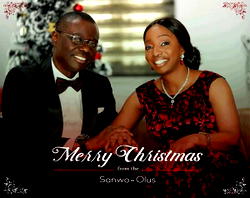 Aww Aww! Watch Cute Video Of Sanwo-Olu And His Wife Wishing Lagosians A Merry Christmas