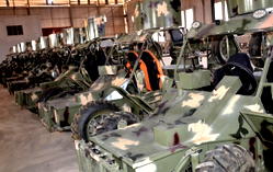 Photos:  Armoured cars produced by Nigerian Army
