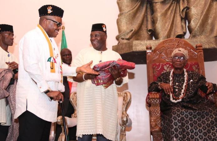 Atiku given title in Akwa Ibom