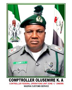 Customs Zone ‘C’ FOU rakes in N591m from seizures