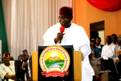 Fayemi presents staff of office to new Ekiti monarch