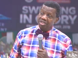 Adeboye anoints special handkerchiefs for members