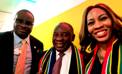 South Africa, Sahara Group explore collaboration on energy in Davos