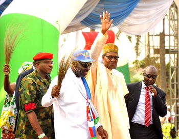 Buhari campaigns in Benin, says EFCC, ICPC will make public recovered loots
