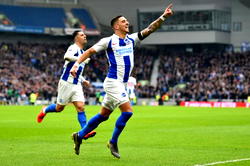 Brighton ease past Derby into FA Cup quarter-finals