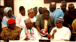 Only God can punish PDP – Buhari