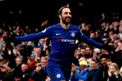 Higuain, Hazard grab double as Chelsea cruise