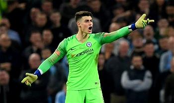 ‘Kepa get in the bin’- Angry Chelsea fans rip into goalie