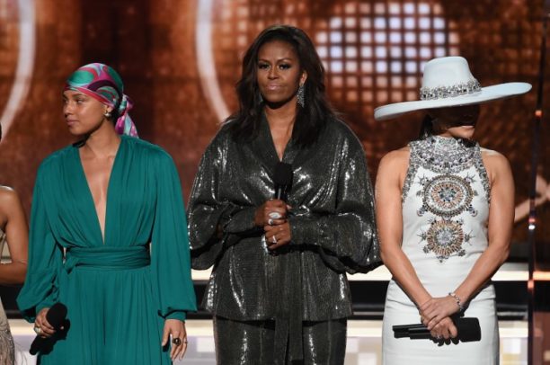 Michelle Obama delights Grammy crowd with girl power message