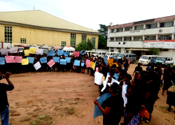 Breaking:  Hundreds of Imo women protest against Okorocha’s declaration
