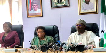 Election: Sirleaf, INEC boss meet in Abuja