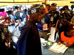 Breaking: Tinubu casts his vote