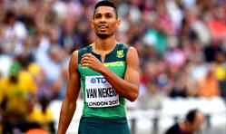 S.Africa’s Van Niekerk working ‘too hard’ not to run in Doha