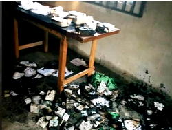 Arsonists break into INEC office, set ablaze 15,000 uncollected PVCs, register