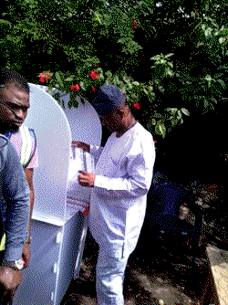 Breaking: PDP Jimi Agbaje casts his vote