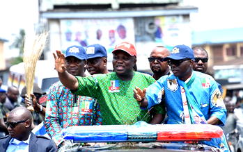 Sanwo-Olu in victory mood