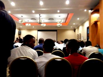 PHOTOS: Doctors throng Lagos venue of recruitment by Saudi officials