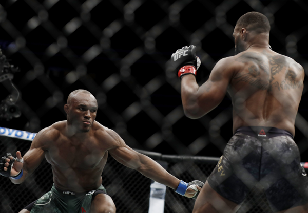 Photos: Nigeria's Kamaru Usman first African to win in UFC bout ...