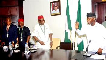 Photos: Lagos Igbo traders visit VP Osinbajo in Abuja