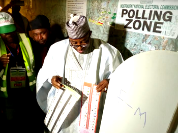 Abubakar commends INEC, says process is fast and peaceful