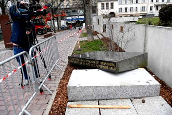 Strasbourg’s Old Synagogue memorial stone hit by ‘vandalism’