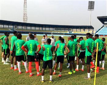 AFCON  :  Super Eagles hold first training session in Asaba