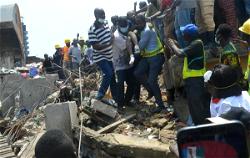 Another three-storey building  collapses in Ibadan, many trapped