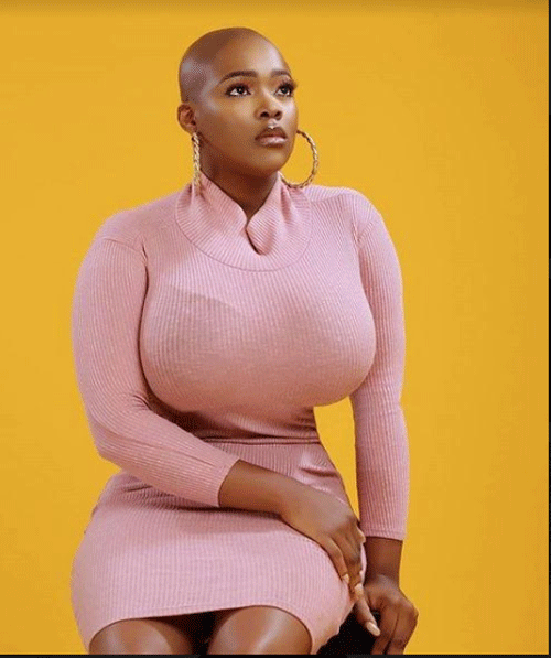 Actress Ejine Okoroafor adds new meaning to beauty in shaved head