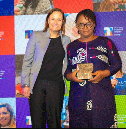 Founder of WITIN Omoekpen, shines at 2019 Technology Playmaker awards