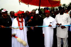 Okowa commissions road projects in Sapele, Ethiope West
