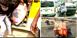 Lethal rice smuggled inside car bonnet