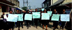 Protest in Rivers as alleged military men pick Wike’s liaison officer, six others