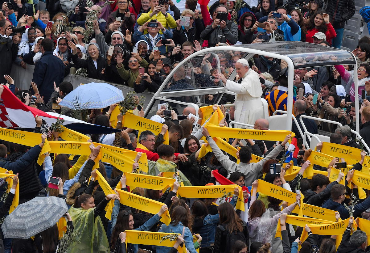 Photos: Pope During Palm Sunday Mass - Vanguard News