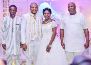 Shaibu, Ogie celebrate with Enogie of Egbaen on daughter's wedding ...