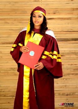 Nollywood actress, Biola Ige shines at UNILAG’s graduation