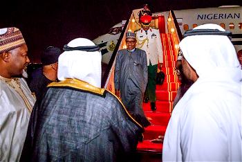 Buhari back from OIC Summit in Saudi Arabia