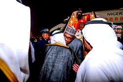 Photos: President Buhari in Dubai for  Annual Investment Meeting